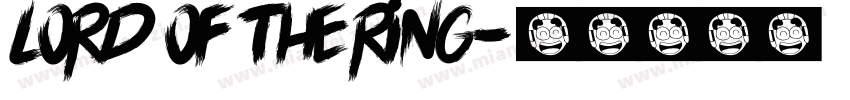 lord of the ring字体转换